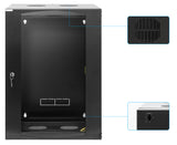 Bâti à fixer au mur double section de 19" Image 7