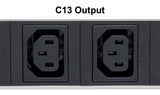 Rack de montage 19" 1U 8-sorties avec fonction anti-effondrement – unité de distribution d'énergie C13 Image 6