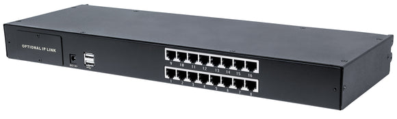 Commutateur KVM VGA 16-Port Cat5 Modulaire Image 1