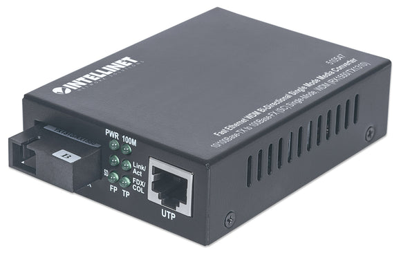 Convertisseur de support Fast Ethernet WDM bidirectionnel Image 1