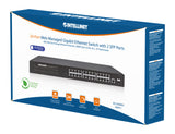 Commutateur Web Gigabit Ethernet 24 ports avec 2 ports SPF Packaging Image 2