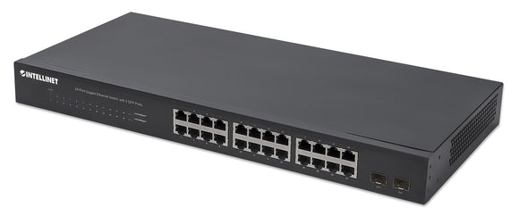 Commutateur Gigabit Ethernet 24 ports avec 2 ports SPF Image 1