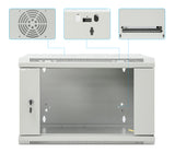 19 in. Wallmount 6U 570*450 Steel Gray Image 9