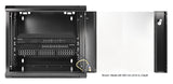 19 in. Wallmount 9U 570*450 Steel Black Image 5