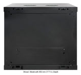 19 in. Wallmount 9U 600*600 Steel Black Image 4