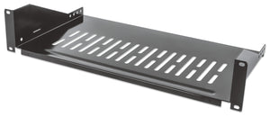 19in. 2U CANTILEVER SHELF, FRONT SCREW FIXING d=250mm Image 1