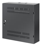 Armoire murale 19" (48,2 cm) à encombrement réduit avec rails horizontaux 4U et verticaux 2U Image 1