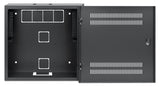 Armoire murale 19" (48,2 cm) à encombrement réduit avec rails horizontaux 4U et verticaux 2U Image 5