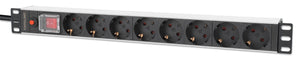 Bandeau 8 prises rackable 1 U 19" - Allemagne Image 1