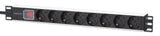 Unité de distribution d'alimentation (PDU) à 8 sorties pour montage en rack 19" 1U Image 1