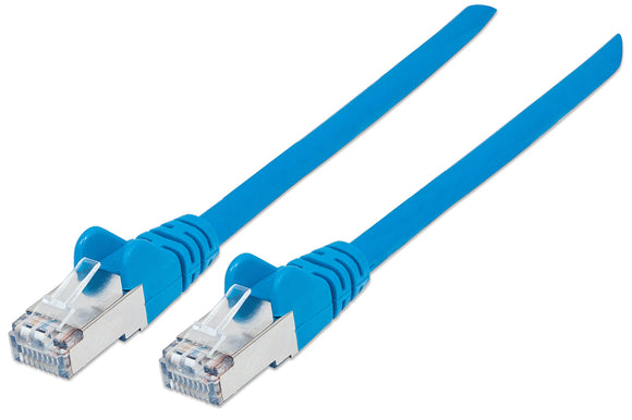 Cat6 Network Patch Cable, SSTP, PIMF, Blue, 3.00 m Image 1