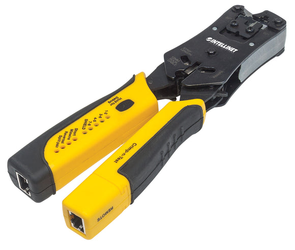 Pince à sertir pour connecteur modulaire universel et testeur de câbles Image 1