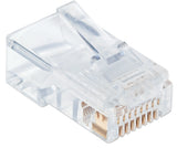 Lot de 100 connecteurs modulaires RJ45 Cat5e de gamme professionnelle Image 3