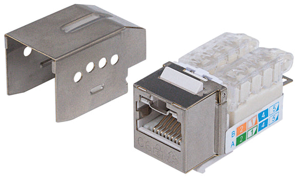 Verrouillage de l'embase CAT6A à découpe standard Image 1