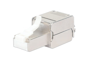 Fiche de terminaison de champ modulaire RJ45 sans outil blindée Cat6a 10G Image 1