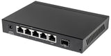 Commutateur Gigabit Ethernet 5 ports PoE+ avec port SFP mixte Image 6