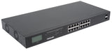 Commutateur Gigabit Ethernet 16 ports PoE+ avec 2 ports SFP et Affichage LCD Image 3