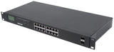 Commutateur Gigabit Ethernet 16 ports PoE+ avec 2 ports SFP et Affichage LCD Image 6