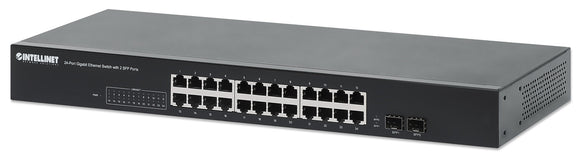 Commutateur Gigabit Ethernet 24 ports avec 2 ports SPF Image 1
