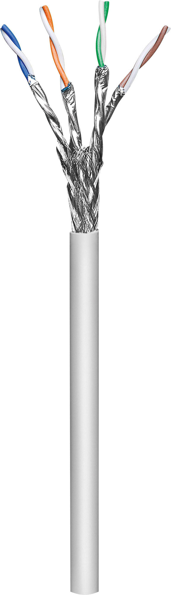 Câble au mètre solide Cat7, S/FTP, 23 AWG Image 1